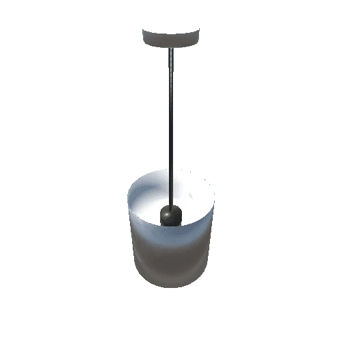 Hanging Light-001 - Cylinder Shade Aluminium